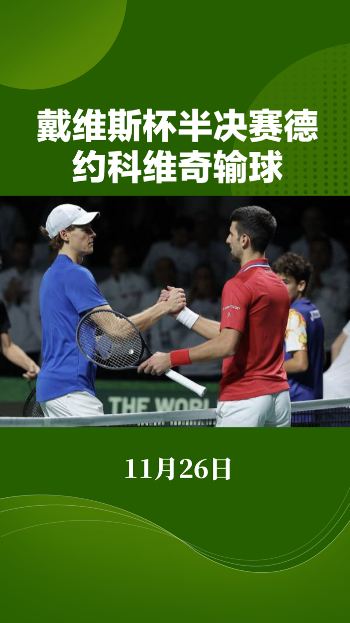 戴维斯杯碾压美网，德约科维奇带队取胜